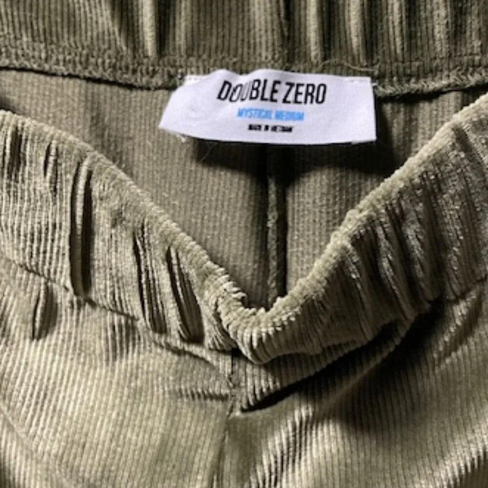 Double Zero JR Pants Size M Color Green - Picture 4 of 4